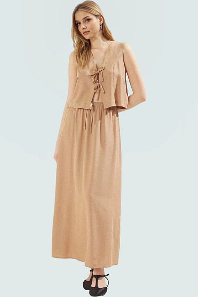 PayBuy Women's Viscose a Line Floor-Length Blouse Suit Casual Stylish Combination Perfect Fit Distinguished Material