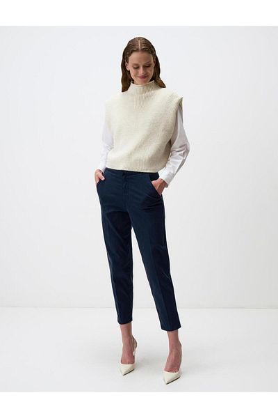 Jimmy Key Stone Turtleneck Sleeveless Short Knitwear Sweater