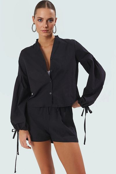PayBuy Summer Cotton Blouse Shorts Set Comfortable Oversize Beach Fashion Use and Stylish
