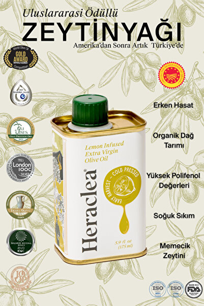 Heraclea Food Co. Limonlu Zeytinyağı