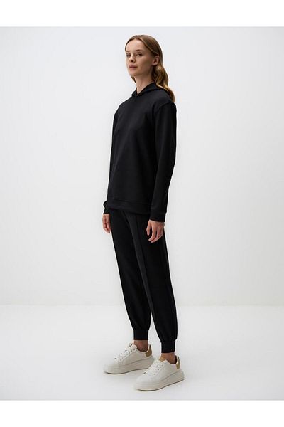 Jimmy Key Black High Waist Slim Leg Pocket Jogger Pants