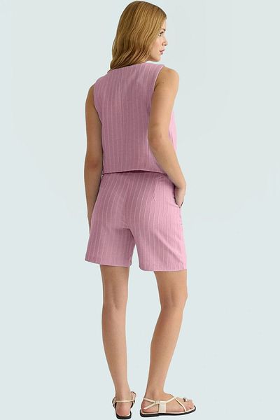 PayBuy Summer V-Neck Vest Shorts Set Viscose Single Jersey Woven Casual Use Comfortable Cut Premium Quality