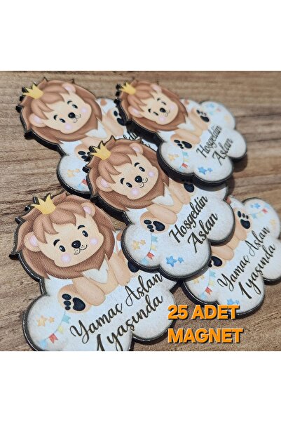 fırsatlar diyarı İsme Özel Doğum Günü 1 Yaş - 2 Yaş Magnet - Hoşgeldin Bebek ...