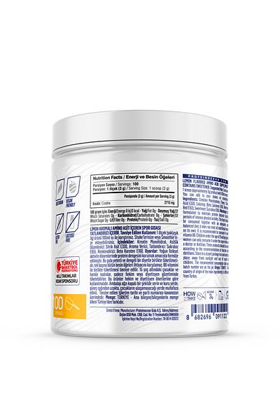 Proteinocean Creatine - Lemon - 300g - 100 Servings