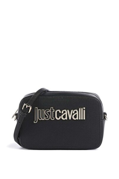 Just Cavalli Women's Jc Text Logo Cross Camera Shoulder Bag - Black