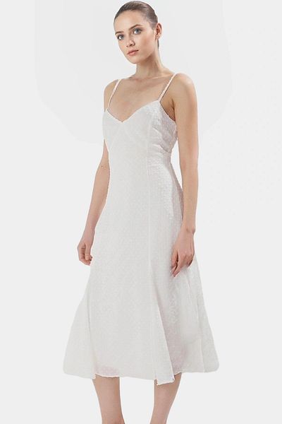 PayBuy A Line Midi Chiffon Dress 100 Polyester Woven Summer Zarifane Design Trend