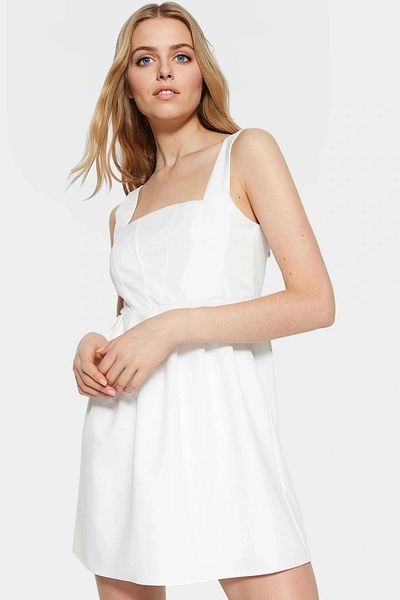 PayBuy Women's Mini Length Skater Dress Finike Woven Polyester Blended Comfortable Summer Long Lasting