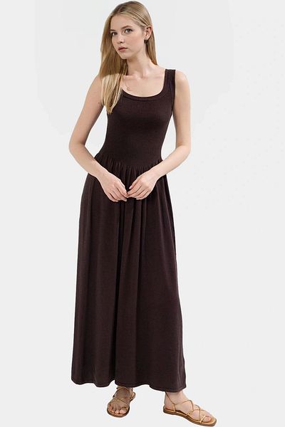 PayBuy Midi Knitwear Dress Viscose Polyester Polyamide Casual a Line Pool Collar Long Lasting Professional Look