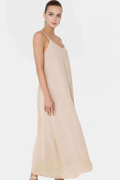 PayBuy Maxi Woven Dress V-Neck Shift Mold 100 Polyester Summer Casual Comfortable Cutout Distinctive Material