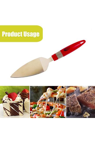 MARKQ Cake Cutter, Stainless Steel Dessert Pastry Pizza Pie Server For Wedding, Birthday, Parties An