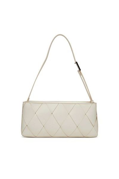 Calvin Klein Ck Woven Elongated Shoulder Bag