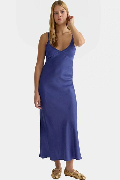 PayBuy Stylish Satin Maxi Dress V Neck Straight Cut Summer Zarifane Design Perfect Fit Quality Craftsmanship