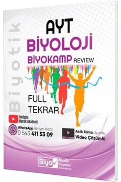 Biyotik Yayınları Biyotik Yayınları AYT Biyoloji Full Tekrar Biyokamp