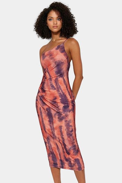 PayBuy Stylish Bodycon Midi Dress Slim Strap Polyester Fabric Zarifane Design for Daily and Special Occasions