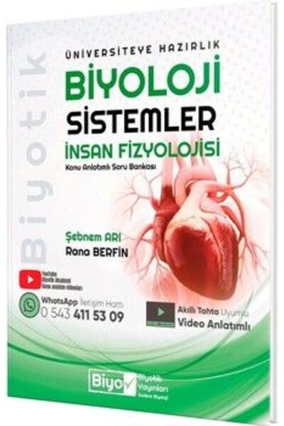 Biyotik Yayınları Biyotik Yayınları Biyoloji Sistemler İnsan Fizyolojisi