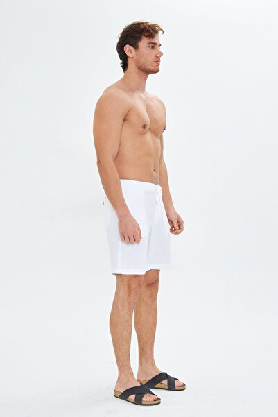Whitefin Men's Linen Shorts