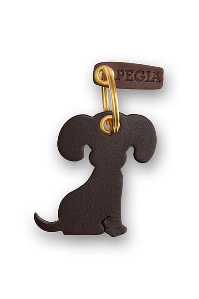Pegia Breloc din piele pentru caine 25an18