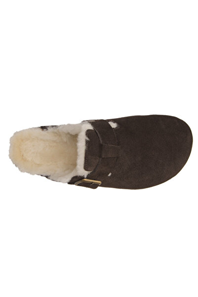 Pegia Women's Fur Lined Sabo Slippers 215538