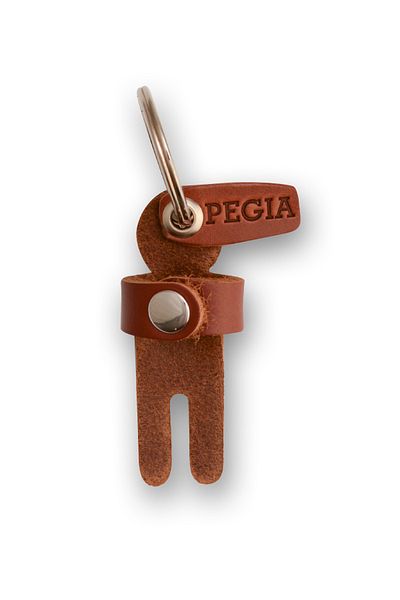 Pegia Μπρελόκ Little Man Δερμάτινο 25an52