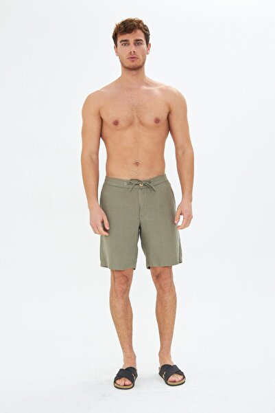 Whitefin Men's Linen Shorts