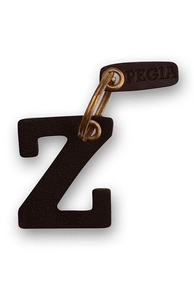 Pegia Letter Z Δερμάτινο μπρελόκ 25an103