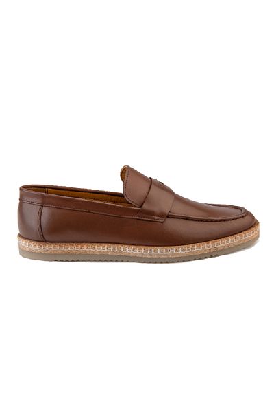 Pegia Ανδρικά δερμάτινα παπούτσια Espadrille Dg5004