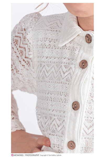 Zaziko Kids Сукня для дівчинки з довгим рукавом на ґудзиках ELB2699Z