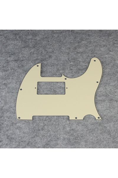 Choice Cream 3ply Fleor 1pcs Tl Electric Guitar Humbucker Pickguard 8 Holes With Screws