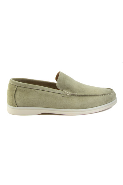 Pegia Hakiki Süet Erkek Düz Loafer 500911