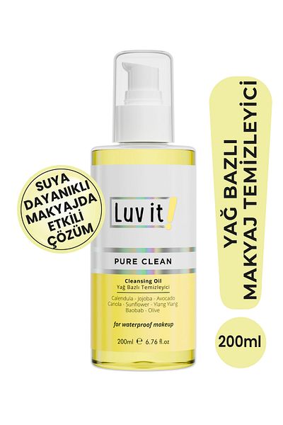 Luv it! Oil Based Make-up Remover with Vegetable Ingredients 200 Ml