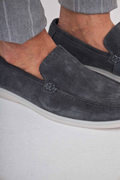 Pegia Чоловічі плоскі мокасини з натуральної замші 500911