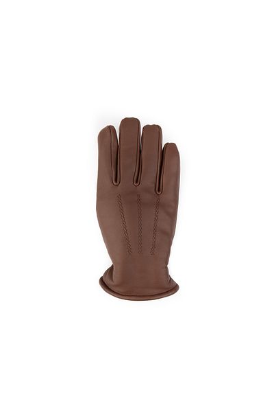 Pegia Γούνινα Unisex Δερμάτινα Γάντια 23el01