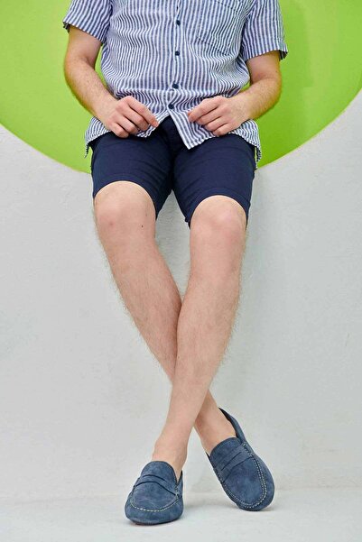 Pegia Чоловічі туфлі-мокасини з натуральної замші 500901