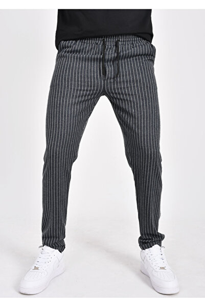 atlanticsport بدلة رياضية مخططة للرجال من أنثراسيت Cja3176