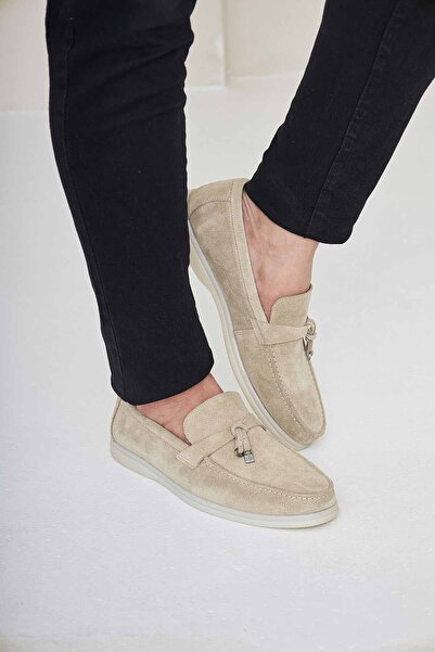 Pegia Чоловічі мокасини з натуральної замші на пряжці 500910