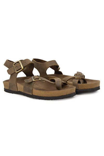 Pegia Genuine Leather Flip Flops Women's Sandals 215513