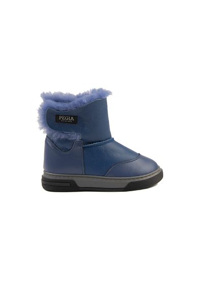 Pegia Παιδικά Μποτάκια με Γούνα Εσωτερικά και Velcro 186066