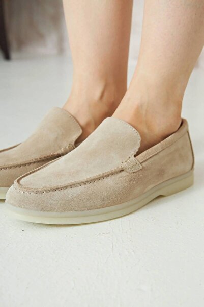 Pegia Дамски равни обувки от естествен велур 700910