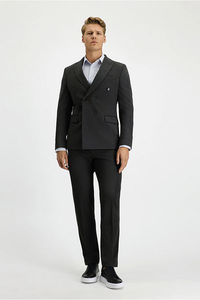Kiğılı Slim Fit Slim Fit Double Breasted Suit