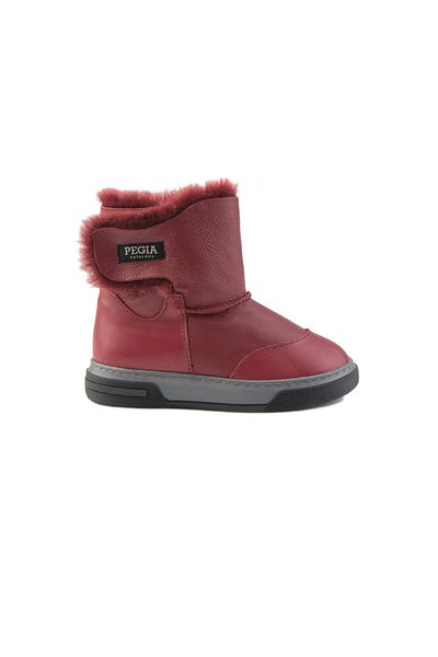 Pegia Παιδικά Μποτάκια με Γούνα Εσωτερικά και Velcro 186071