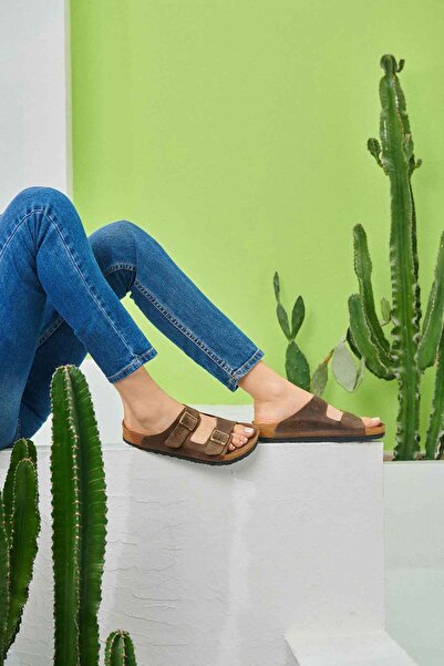 Pegia Women's Strappy Leather Slippers 215520