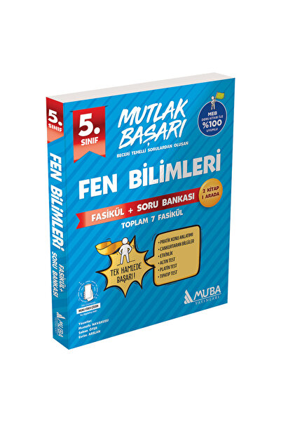 Muba Yayınları MUTLAK BAŞARI 5.SINIF FEN BİLİMLERİ FASİKÜL+SORU BANKASI