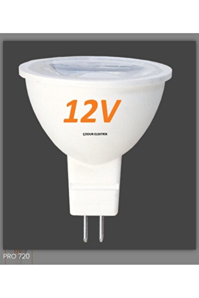 Osaka Light 12-30 Volt Arası 7w 3000k Gün ışığı AC-DC Uyumlu MR16 Led Spot Ampül 540lm Dikkat Trafo ile Çalışır