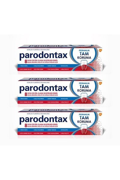 Parodontax Parodontax New Original 80 Gr - Freshness Full Protection Toothpaste Original Product 3 Pieces