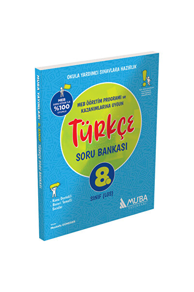 Muba Yayınları 8. Sınıf Türkçe Soru Bank.