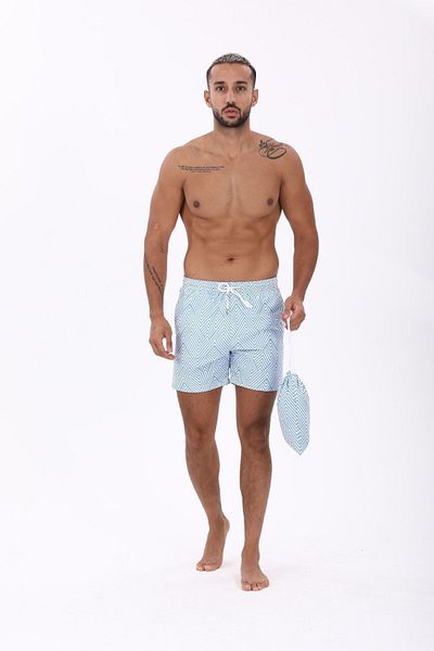 Whitefin Basement Sea Shorts with Elastic Waist