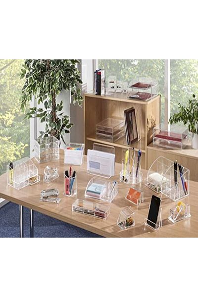 SMARTPOINTS Clear Acrylic Letter Holder,145 mm x 175 mm x 96 mm