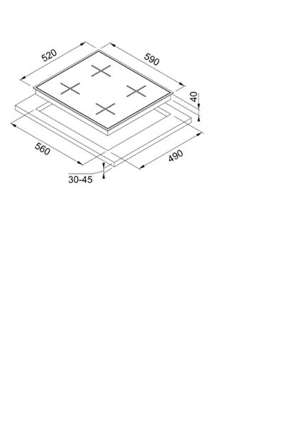 Franke Fhns 604 4g Bk C Ocak
