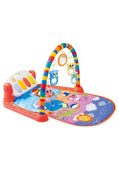 Salamandra 4 in 1 Activity Center for Babies Musical Mattress with Lights, Mirror, Removable Toys