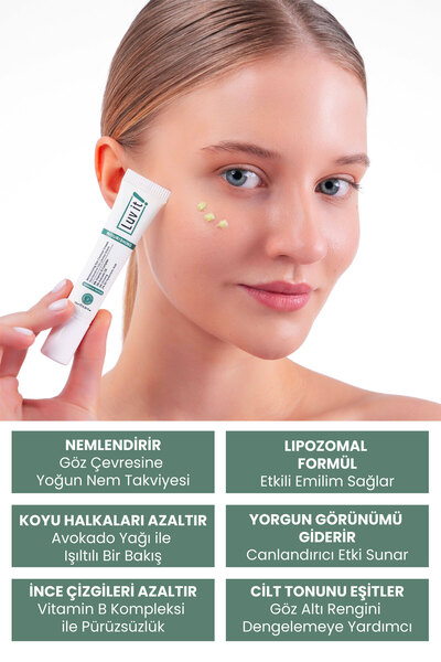 Luv it! Avokado Içeren Yoğun Nemlendirici, Göz Altı Morluk Ve Şişlik Karşıtı Göz Çevresi Kremi 15ml